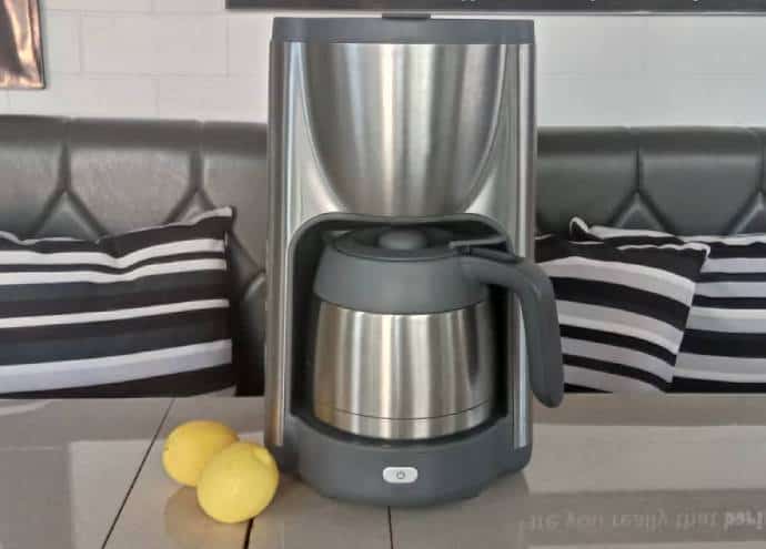 you can use lemon to clean your coffee maker