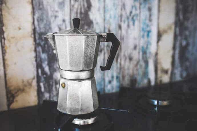 use a moka pot to make shots close to espresso, which you can eventually use for making latte at home