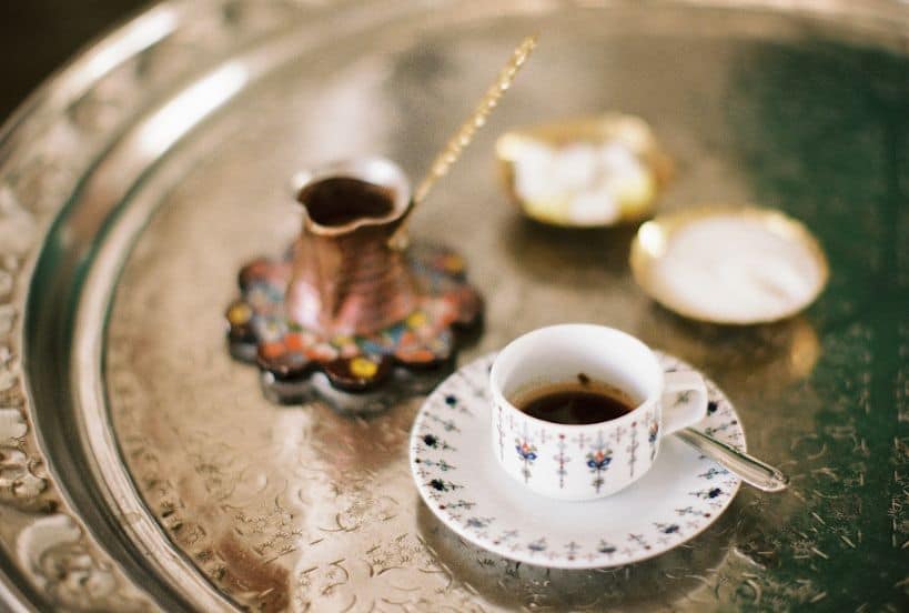 Turkish Coffee Cup And Cevze